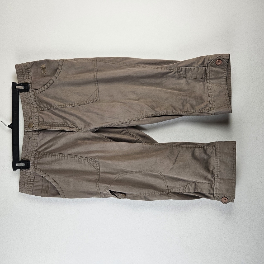 Women's Taupe Crop Utility Pants